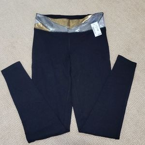 NWT Aeropostale New Small  Black yoga leggings